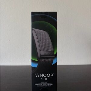 WHOOP 4.0 Wearable Fitness Tracker NEW Onyx Superknit Band & Battery Pack WS40